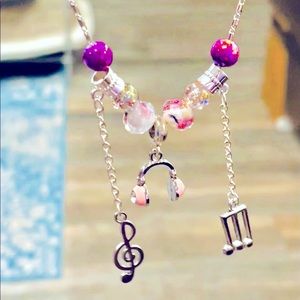 Music Lover’s Charm Necklace